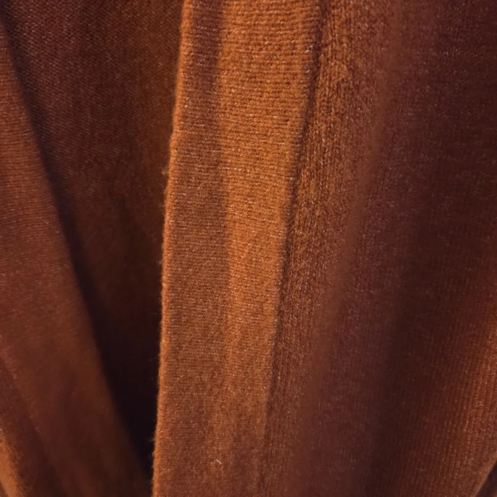 Loft sz S soft rust color long cardigan sweater NWT wool blend casual‎ cozy